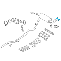 OEM 2015 BMW 228i xDrive Tailpipe Trim, Chrome Diagram - 18-30-7-610-637
