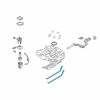 OEM 2012 Kia Optima Band Assembly-Fuel Tank Diagram - 312113Q000