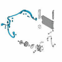 OEM Hyundai Tucson Tube Assembly-Suction & Liquid Diagram - 97775-2S530