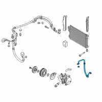 OEM Hyundai Tucson Hose-Discharge Diagram - 97762-2S900