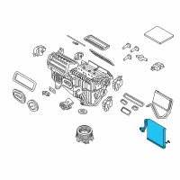 OEM Ford Evaporator Diagram - GG9Z-19850-A