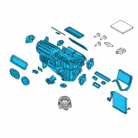 OEM 2015 Ford Edge Case Assembly Diagram - K2GZ-19B555-BB