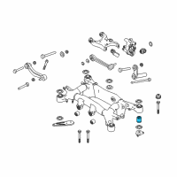 OEM 2009 BMW 650i Rubber Mounting Diagram - 33-31-6-770-826