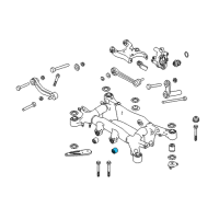 OEM BMW 525xi Rubber Mounting Rear Diagram - 33-17-6-770-825