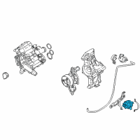 OEM BMW 530e ELECTRIC WATER PUMP Diagram - 64-11-6-834-917