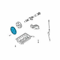 OEM Kia Sorento Flywheel Assembly Diagram - 2320039802