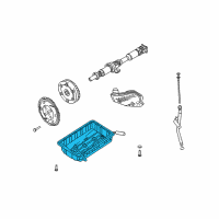 OEM Kia Pan Assembly-Oil Diagram - 452404A520