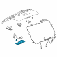 OEM 2020 GMC Terrain Handle, Outside Diagram - 84123461