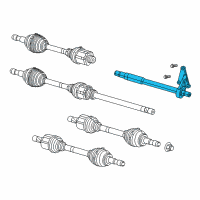 OEM Dodge Journey Intermediate Shaft Diagram - 68066178AA