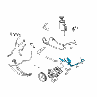 OEM 2006 BMW 650i Return Pipe Diagram - 32-41-6-773-988