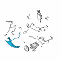 OEM BMW Dynamic Drive Expansion Hose Diagram - 32-41-6-776-273