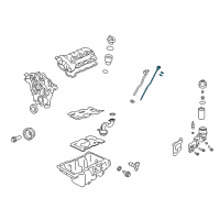 OEM Pontiac G8 Dipstick Diagram - 92066597