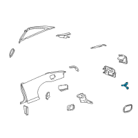 OEM 1999 Pontiac Sunfire Latch Asm-Fuel Tank Filler Door Diagram - 22620382