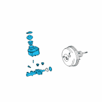 OEM Lexus ES300 Cylinder Sub-Assy, Brake Master Diagram - 47201-06290