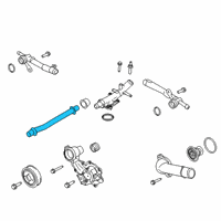 OEM Lincoln MKX Inlet Tube Diagram - FL3Z-8555-C