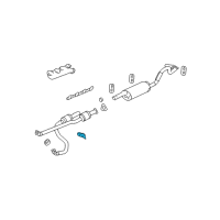 OEM 2020 Chevrolet Express 2500 Bracket, Exhaust Front Diagram - 22905506