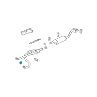 OEM 2021 GMC Sierra 2500 HD Converter & Pipe Seal Diagram - 20987829