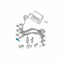 OEM Jeep Grand Cherokee CABLE/IGNITION-Ignition Diagram - 4606884AA