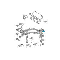 OEM 2005 Dodge Magnum CABLE/IGNITION-Ignition Diagram - 4606894AA