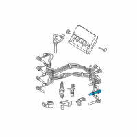 OEM Dodge Magnum CABLE/IGNITION-Ignition Diagram - 4606883AA