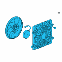 OEM Buick Fan Module Diagram - 84199039