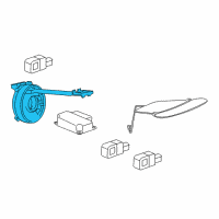 OEM 2014 Chevrolet Spark Clock Spring Diagram - 94529534