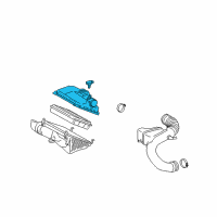 OEM Lexus GX470 Cap Sub-Assy, Air Cleaner Diagram - 17705-50160