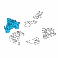 OEM 2015 Chevrolet Volt Mount Diagram - 23291455