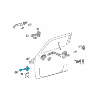 OEM 2012 Scion xB Door Check Diagram - 68610-12231