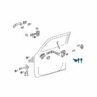 OEM 2011 Scion xB Cylinder & Keys Diagram - 69052-12640