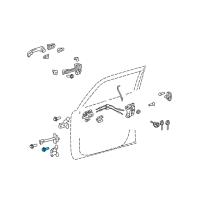 OEM Lexus Bolt, FLANGE Diagram - 90105-A0235