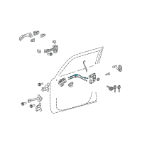 OEM 2011 Scion xB Lock Cable Diagram - 69710-12140