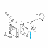 OEM 2019 Toyota Tacoma Lower Hose Diagram - 16572-0C200