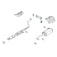 OEM Kia Spectra Hanger Diagram - 287602D000