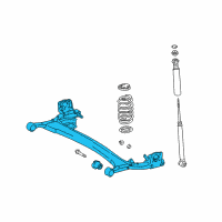 OEM Scion Axle Beam Diagram - 42110-52140