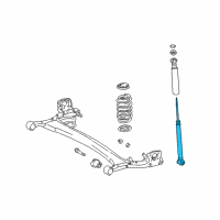 OEM 2004 Scion xA Shock Diagram - 48530-80195