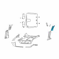 OEM 2009 Dodge Ram 3500 Panel-C Pillar Diagram - 5GS43BD1AH