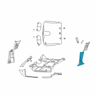 OEM 2003 Dodge Ram 1500 Panel-C Pillar Diagram - 5HC64WL5AG