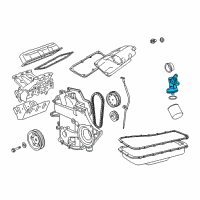 OEM 2006 Chrysler Pacifica Adapter-Oil Filter Diagram - 4781163AE