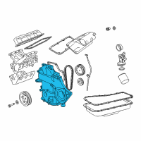 OEM 2008 Chrysler Pacifica Cover Kit-Timing Diagram - 68001673AC