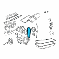 OEM 1996 Jeep Grand Cherokee Chain-Timing Diagram - 53020444