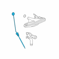 OEM Acura Dipstick (ATF) Diagram - 25610-RT4-003