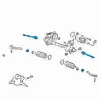 OEM Buick LaCrosse Inner Tie Rod Diagram - 23449526