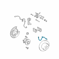 OEM 2009 Toyota Highlander Brake Hose Diagram - 90947-A2048