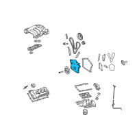 OEM Dodge Avenger Cover-Timing Case Diagram - 4892056AB
