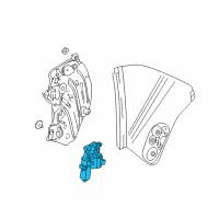 OEM 2015 Ford Mustang Window Motor Diagram - FR3Z-7623394-B