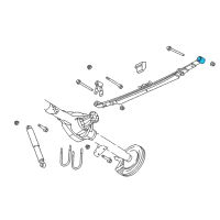 OEM 2005 Dodge Ram 1500 BUSHING-Spring Diagram - 5290441AB