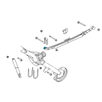 OEM 2004 Dodge Ram 1500 BUSHING-Spring Diagram - 52113553AC