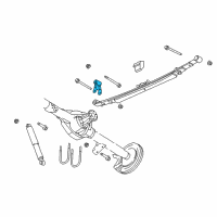 OEM Dodge SHACKLE-Spring Diagram - 52106737AC