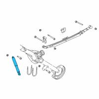 OEM 2003 Dodge Ram 1500 ABSORBER-Suspension Diagram - 52110147AA